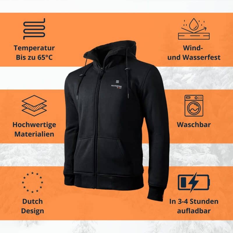 ETNA Beheizbare Hoodie Magnetar Heat USP